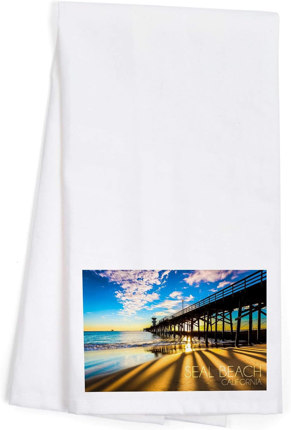 Elegant California Seaside 100 Cotton Tea Towels