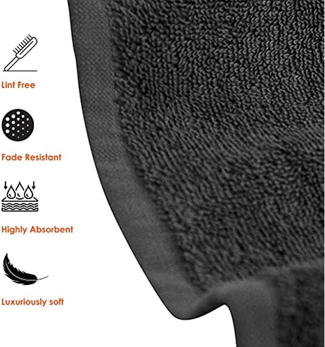 Luxury 100 Cotton Bath Towels for Home Spa Gym Pool Use