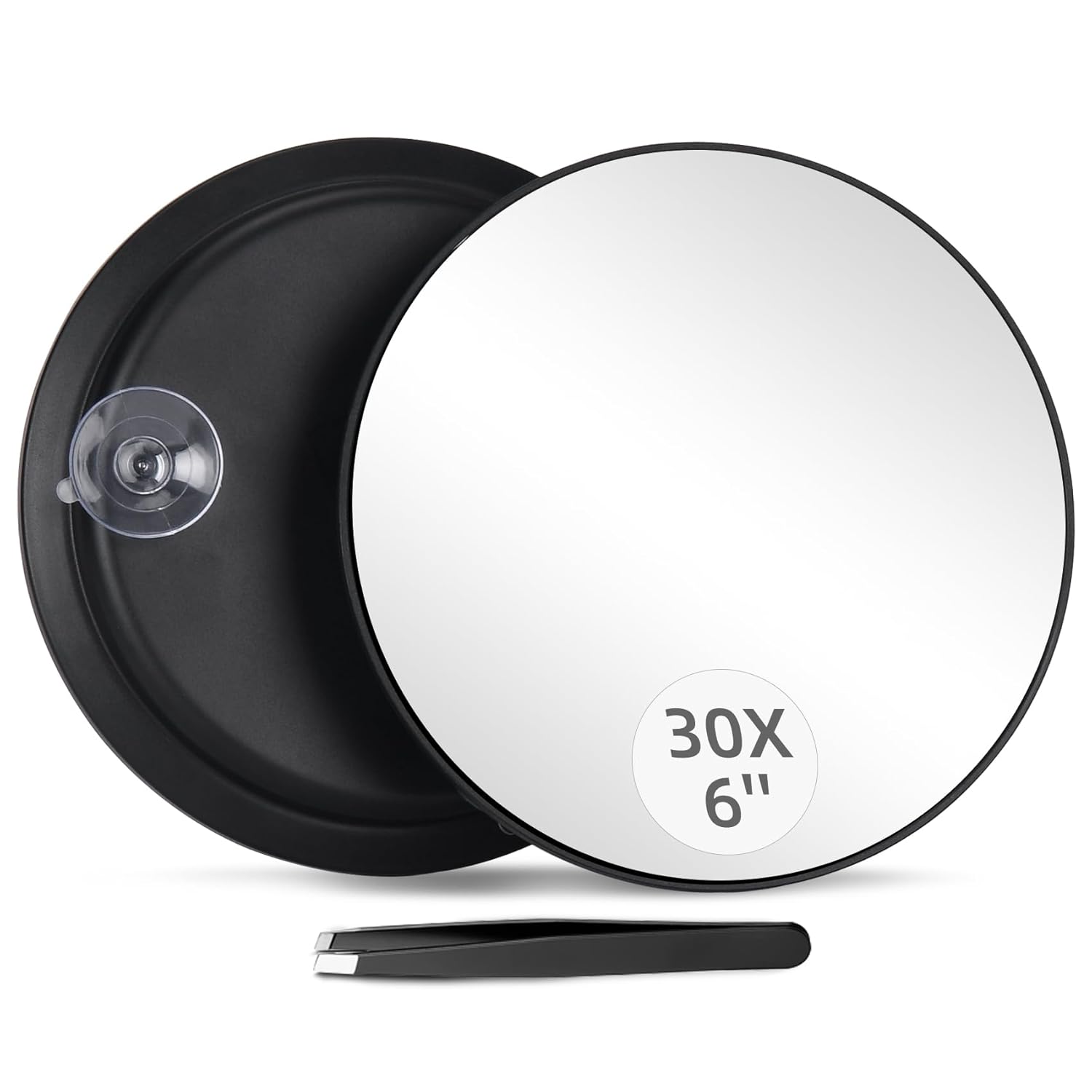 30 X Magnifying Mirror with Suction Cups