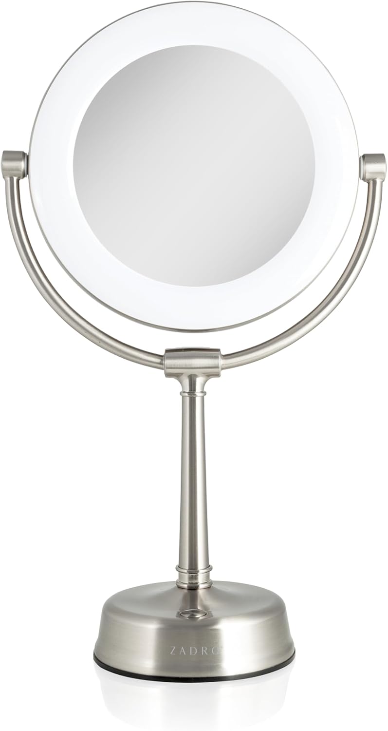 UltimateLED-Backed Makeup Mirror with 10X Swivel and Dimmable Light
