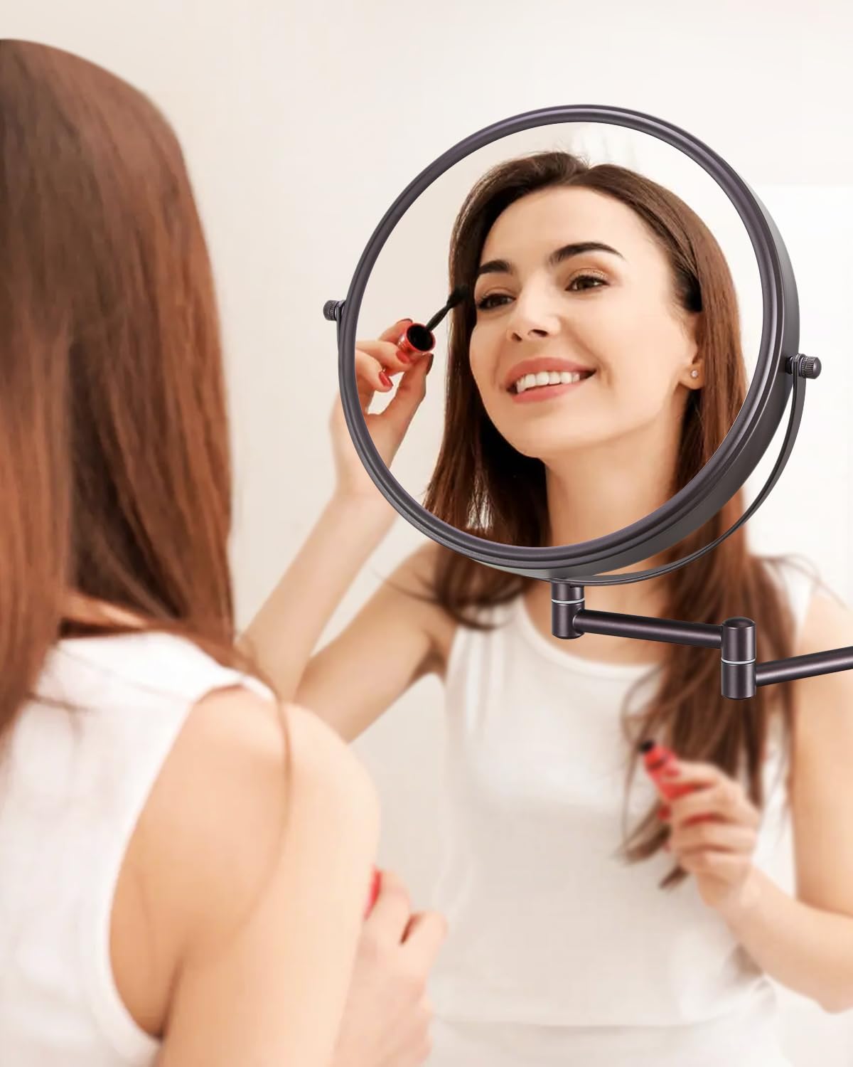 Decluttr 9-inch 10x Magnifying Mirror