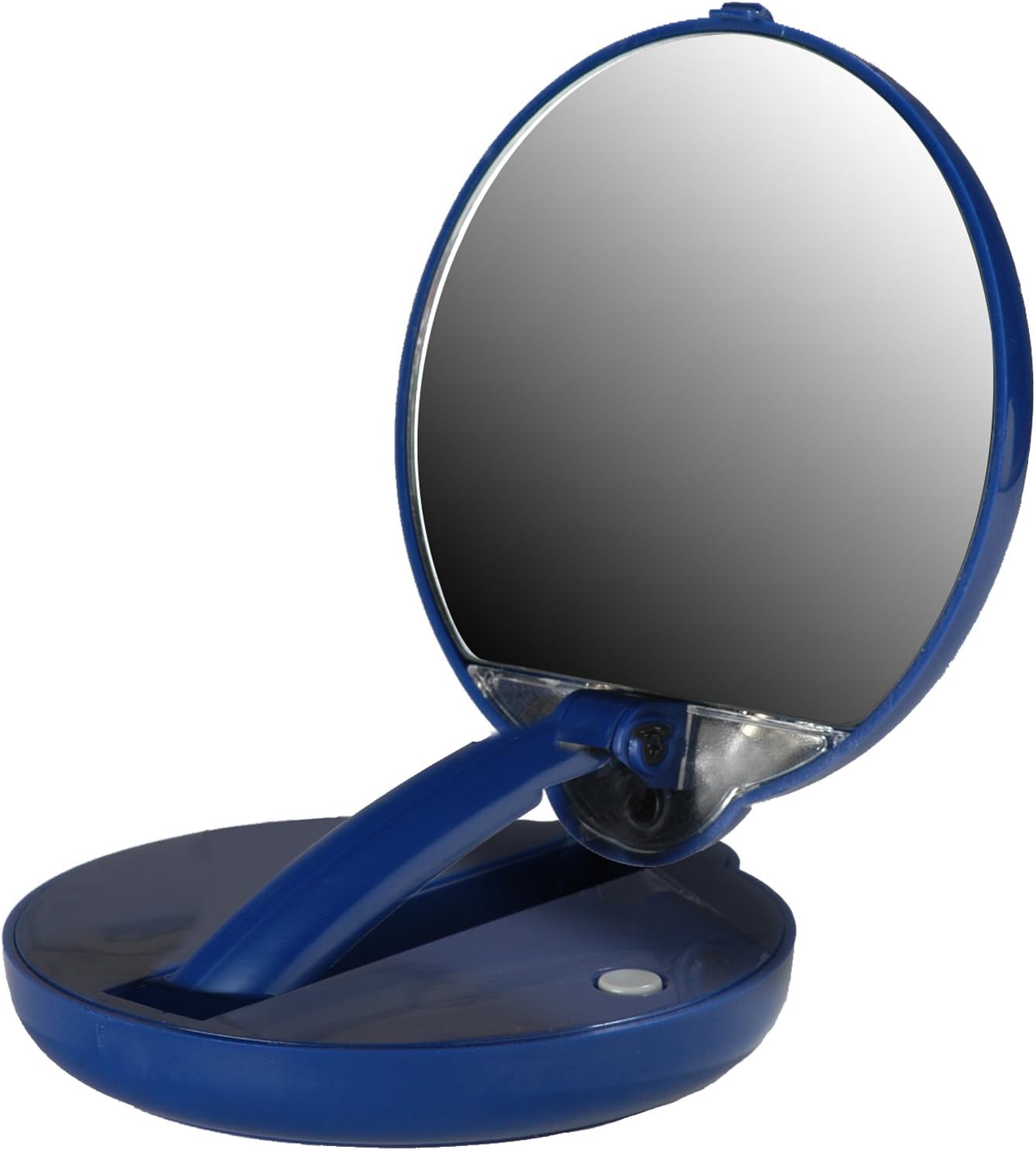 Floxite 15Xmag Blue Tabletop Mount Round Glass Mirror