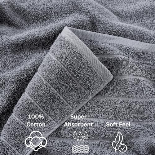 Casa Platino Bath Towels Set 18-Piece Premium Cotton Set