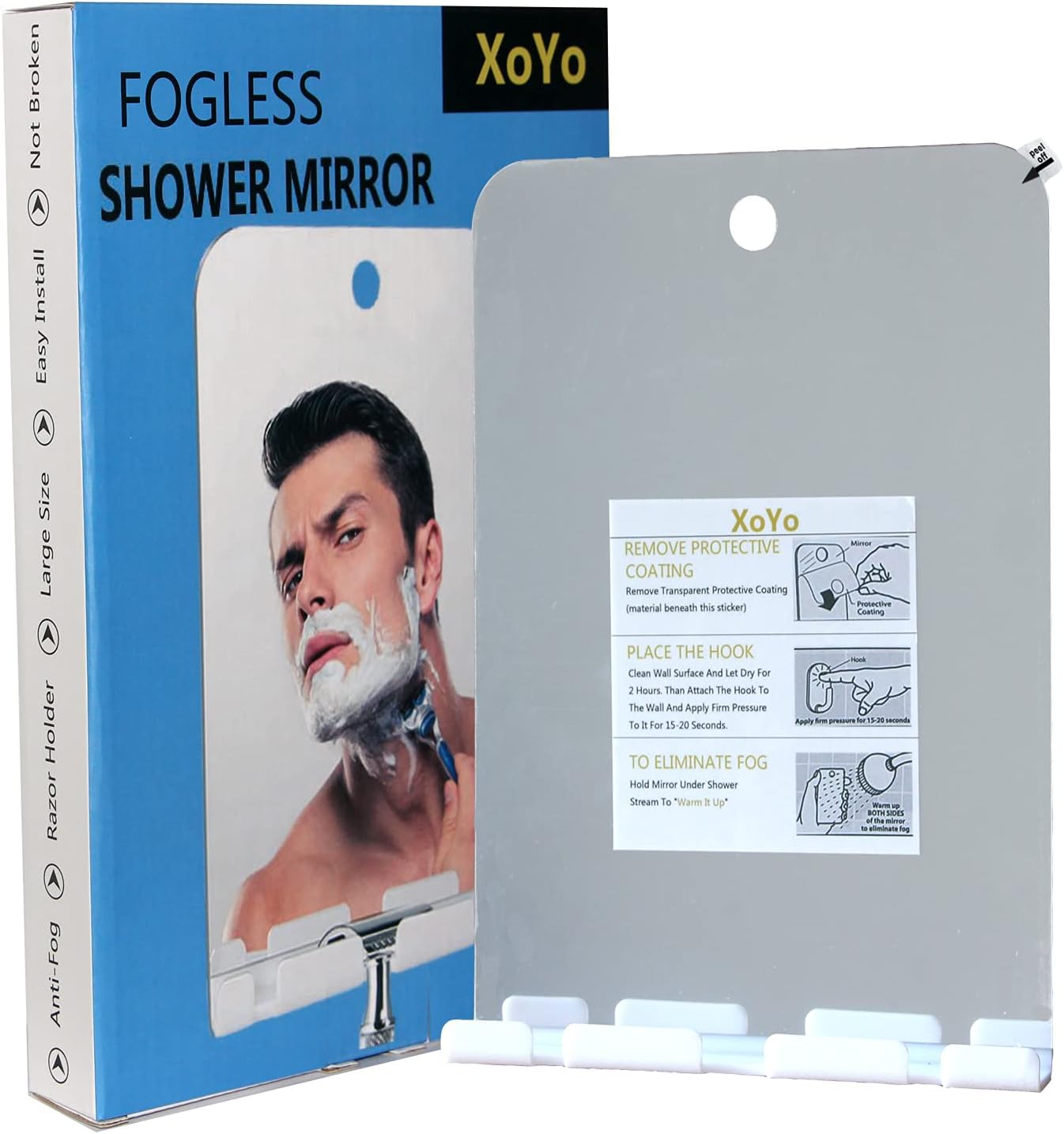 XoYo Large Shower Mirror