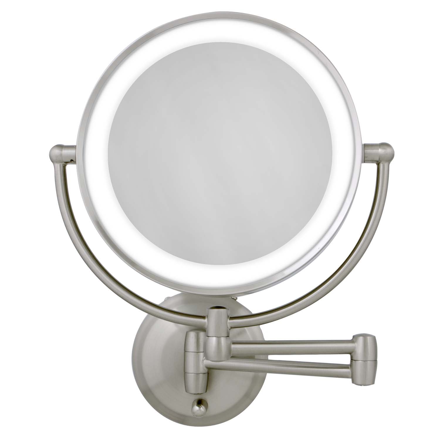 Zadro 11 LED Wall-Mounted Makeup Mirror with Dual Sides LED Lighting