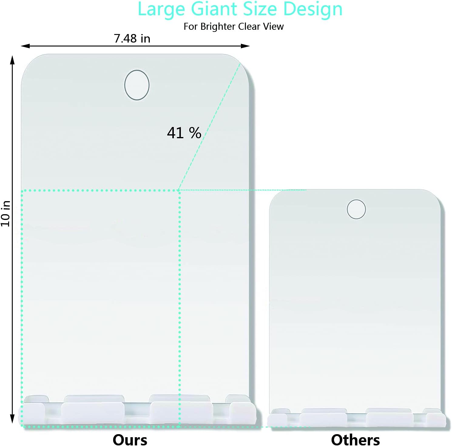 XoYo Large Shower Mirror
