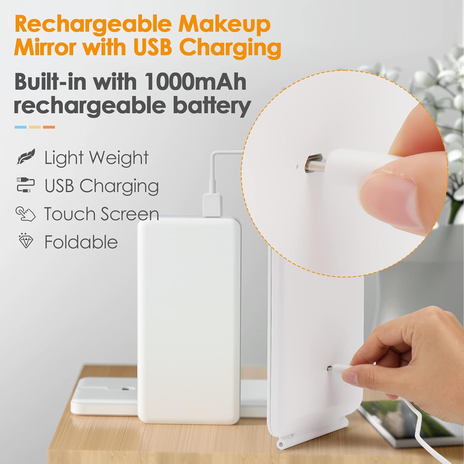 HD Travel Makeup Mirror