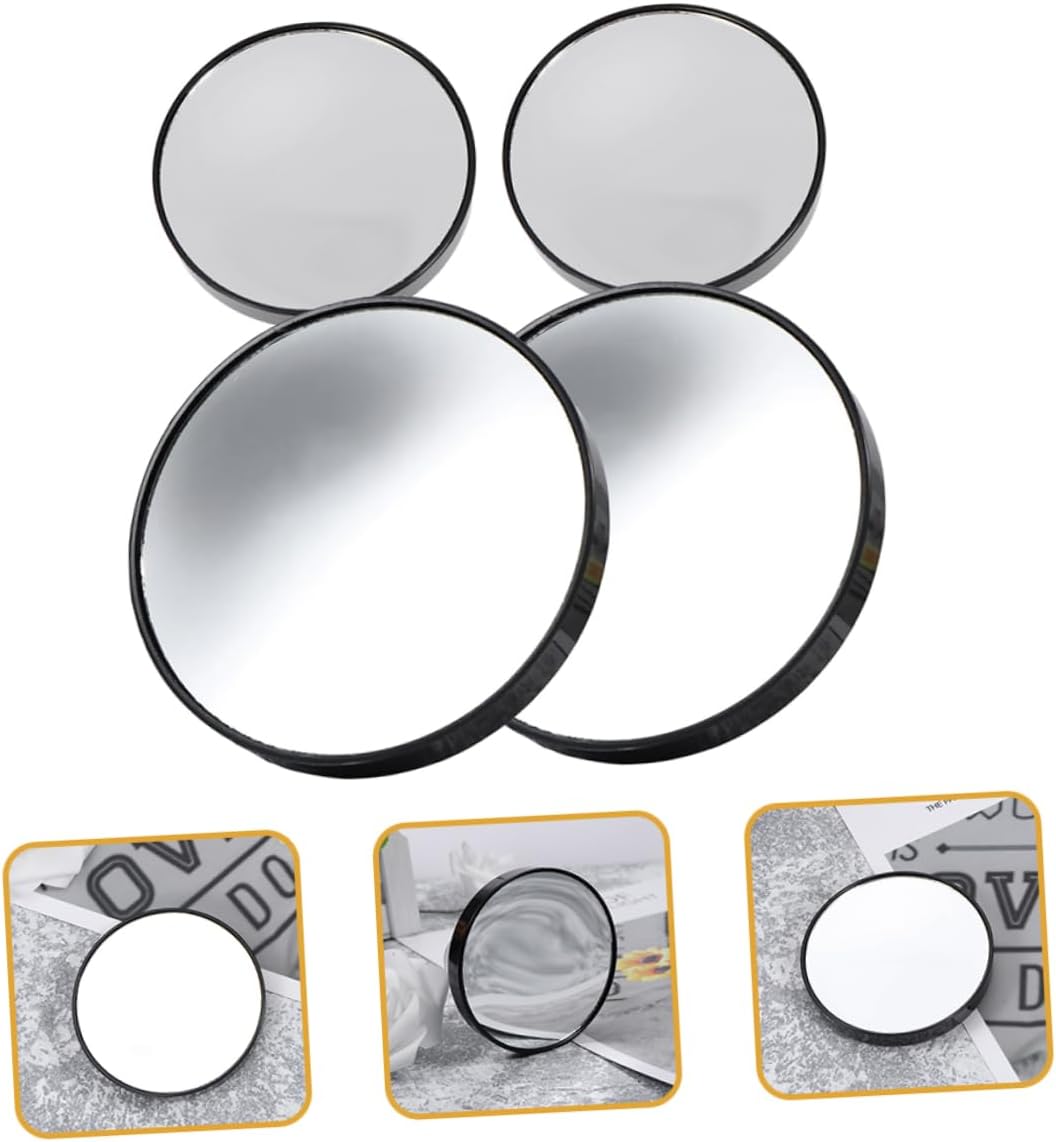 4-Piece Suction Cup Magnifying Mirror Set Portable