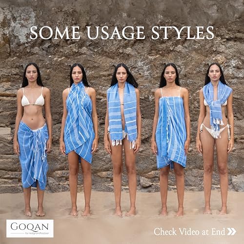 Sleek Soft Turkish Beach Towel by RealGrandBazaar