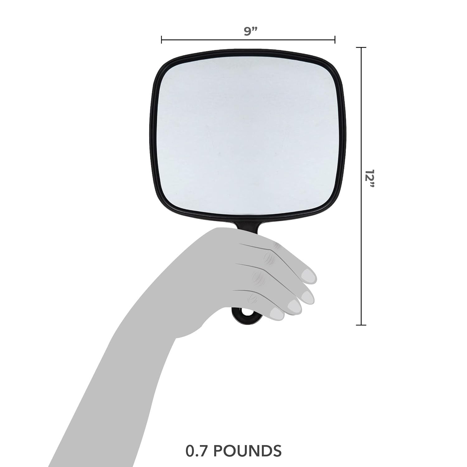 ForPro Professional Collection Extra Large Hand Mirror