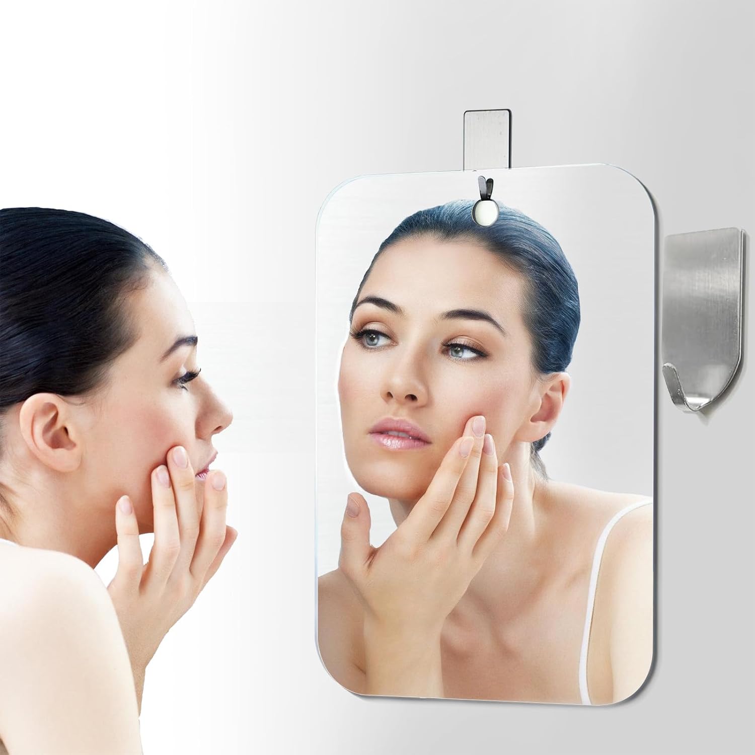 Anti-Fog Shatterproof Portable Mirror