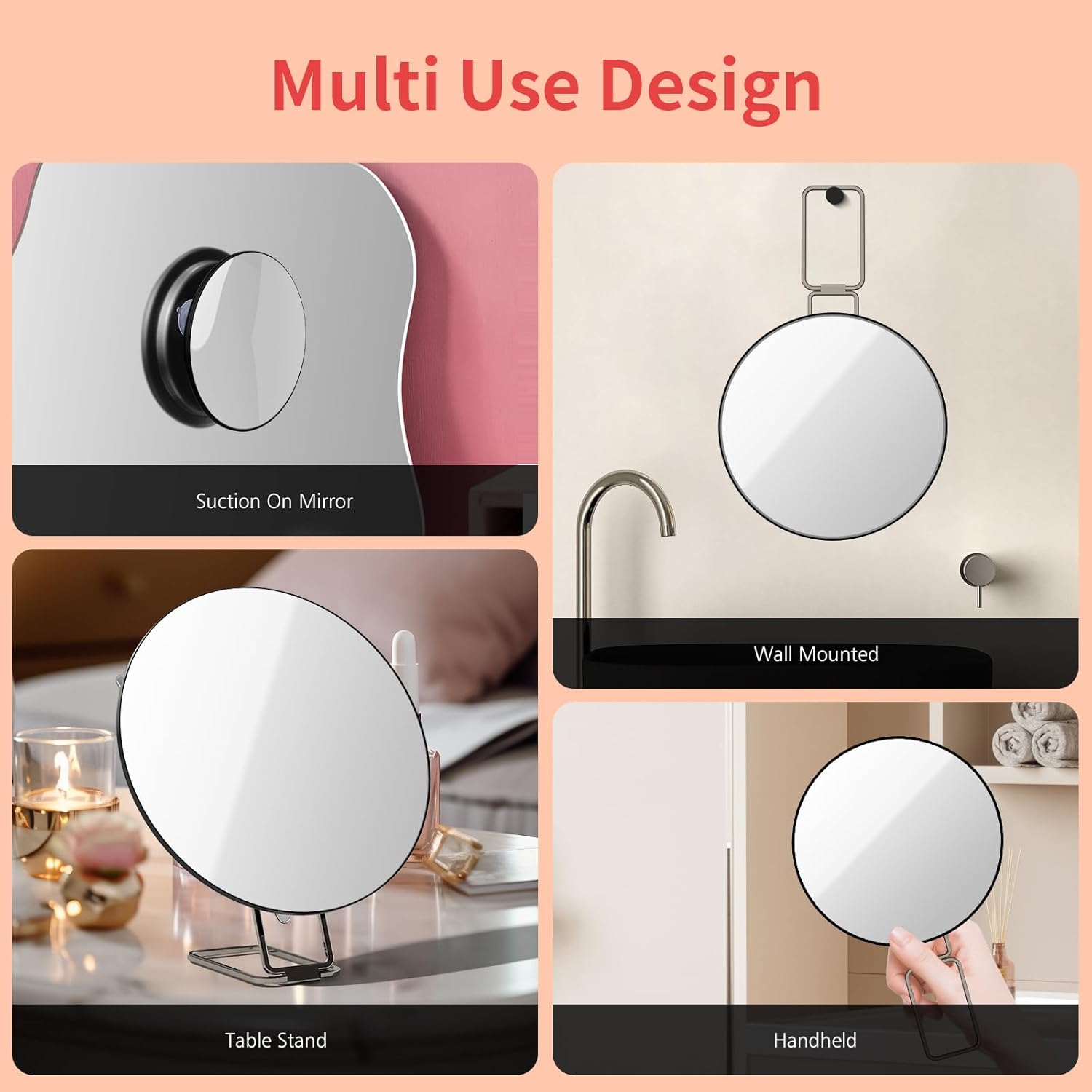 30x Magnifying Travel Mirror
