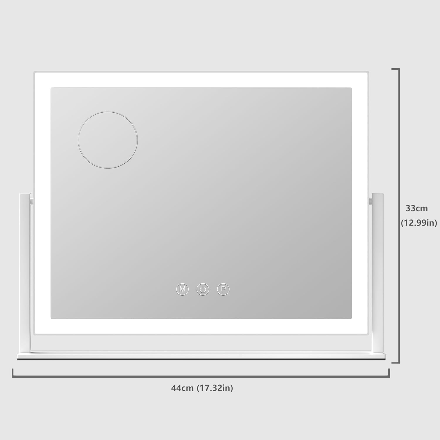 Gvnkvn Lighted Makeup Mirror
