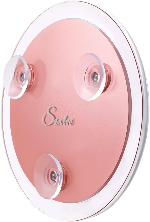 15X Precision Make-up Mirror with Rose Gold Suction Cup Mounting