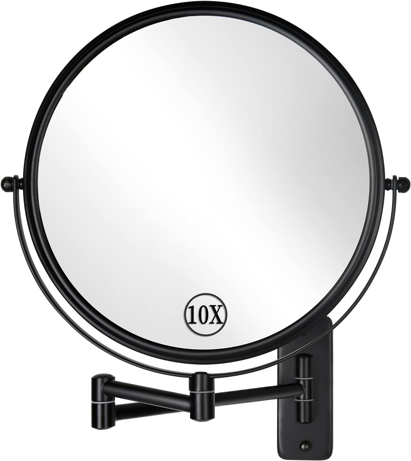 CLUS Wall-Mounted Double Sided 10X Makeup Mirror