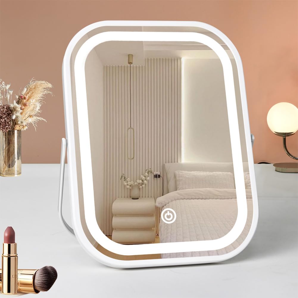 Travel Makeup Mirror with Lights
