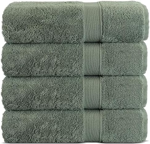 Luxury Hand-Tiled 100 Turkish Cotton Bath Towels