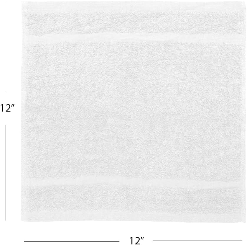 Avalon 12x12 Washcloths - 60 Count