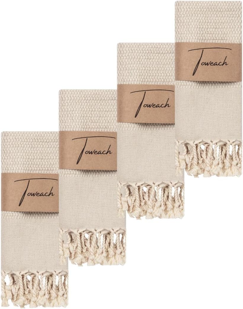 High-Quality Turkish Hand Towel Set for Bathroom Use
