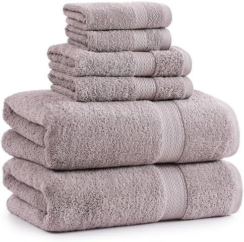 Luxury Cotton Towels Set for the Bathroom