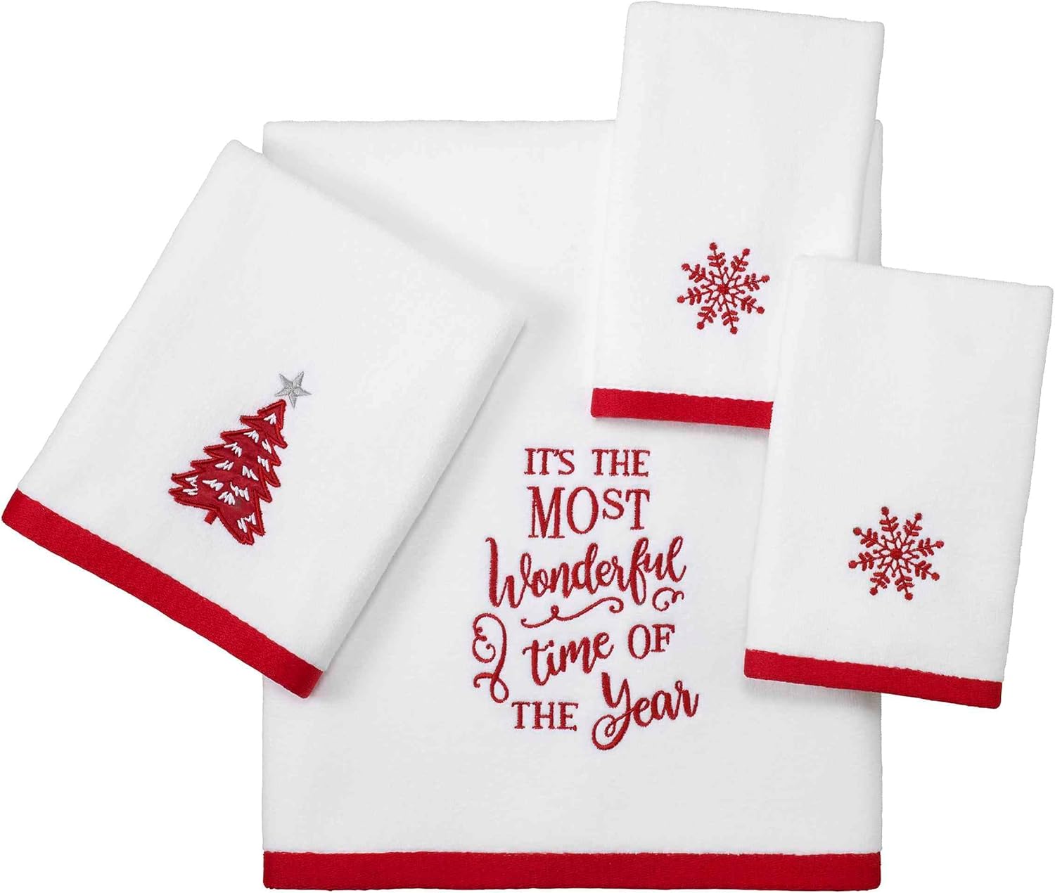 Avanti Linens Hand Towels Soft Absorbent White Set of 2