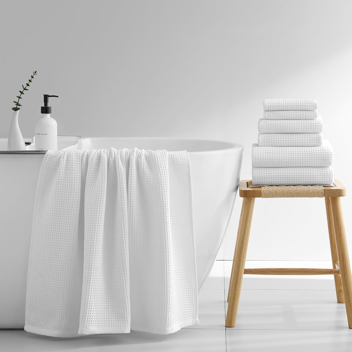 XIQ 40x80 Inch Oversized Bath Sheets 6PCS Set 1