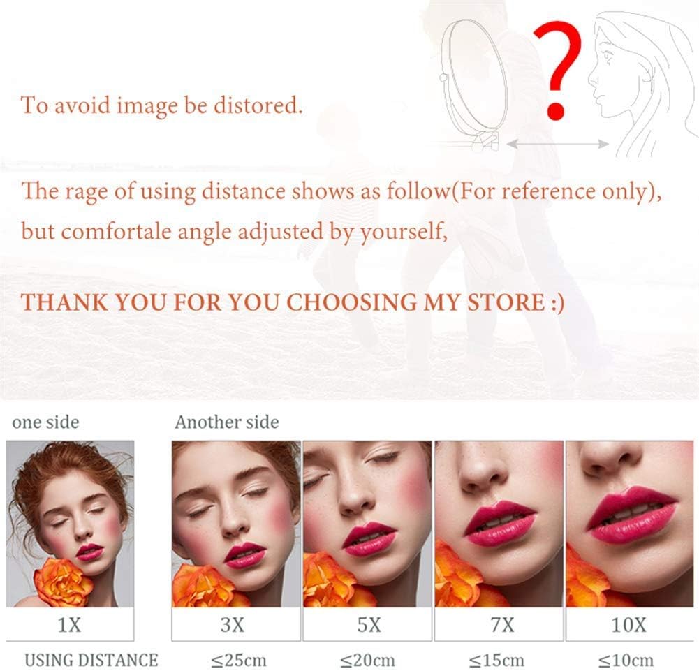 2-in-1 Aluminum Makeup Mirror