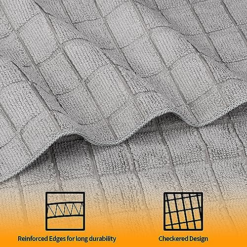 HOMERHYME Hand Towels 12-Pack Quick-DryLint-FreeBath Kitchen Essentials