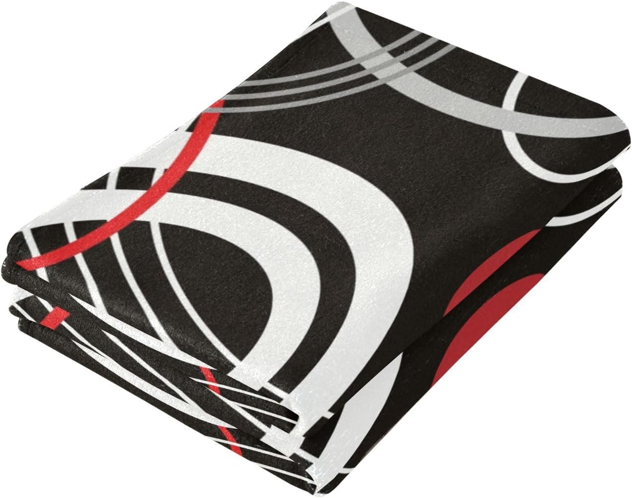 Geometric Retro Hand Towels Set