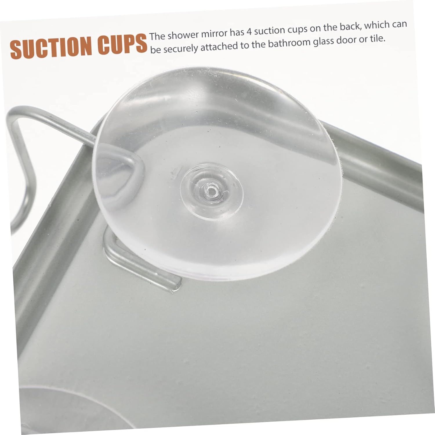 Compact and portable bathroom mirror Hook Vanity Mirror