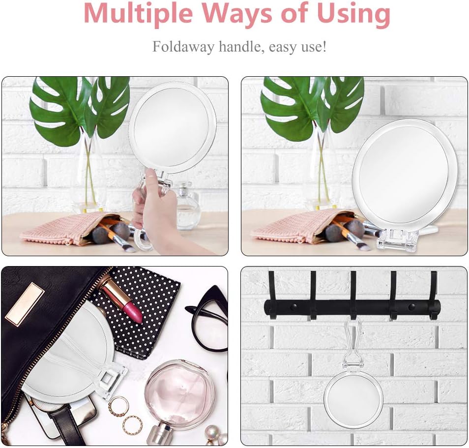Cheftick Double Sided Handheld Mirror