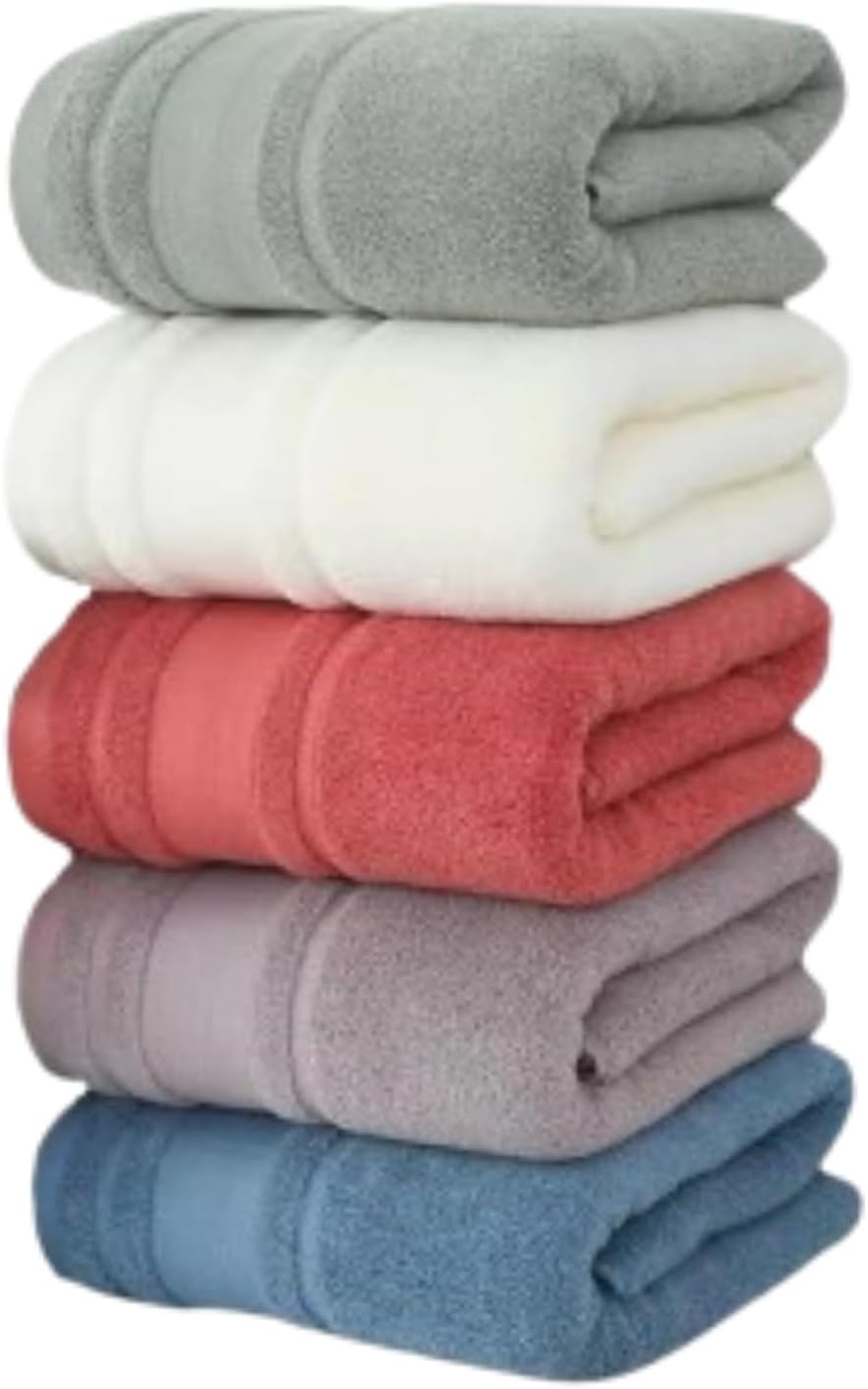 Luxury Soft Cotton Hand Towels Set - 5 Piece