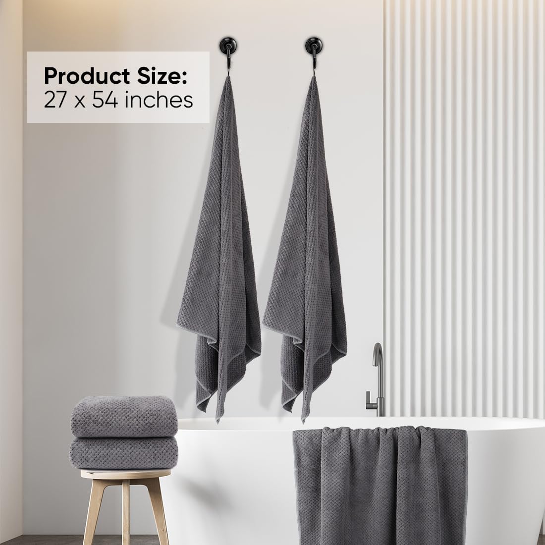 Luxury Quilted Bath Towels