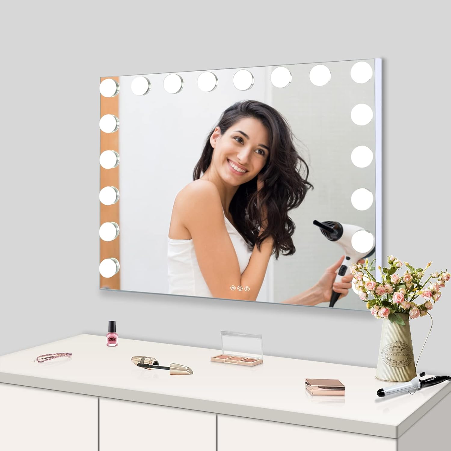 COOLJEEN 315-inch Large Hollywood Makeup Mirror