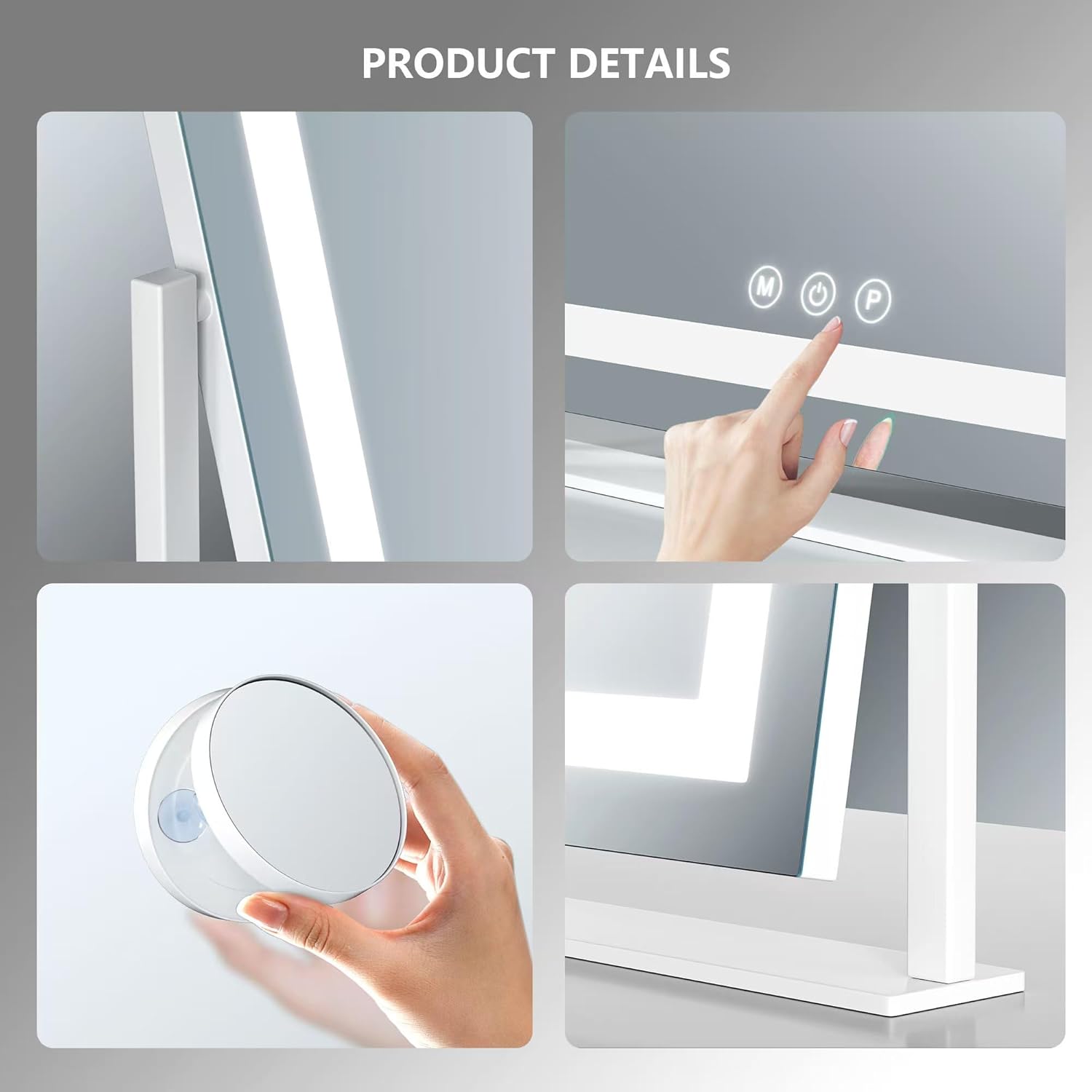 Gvnkvn Makeup Vanity Mirror with Lights