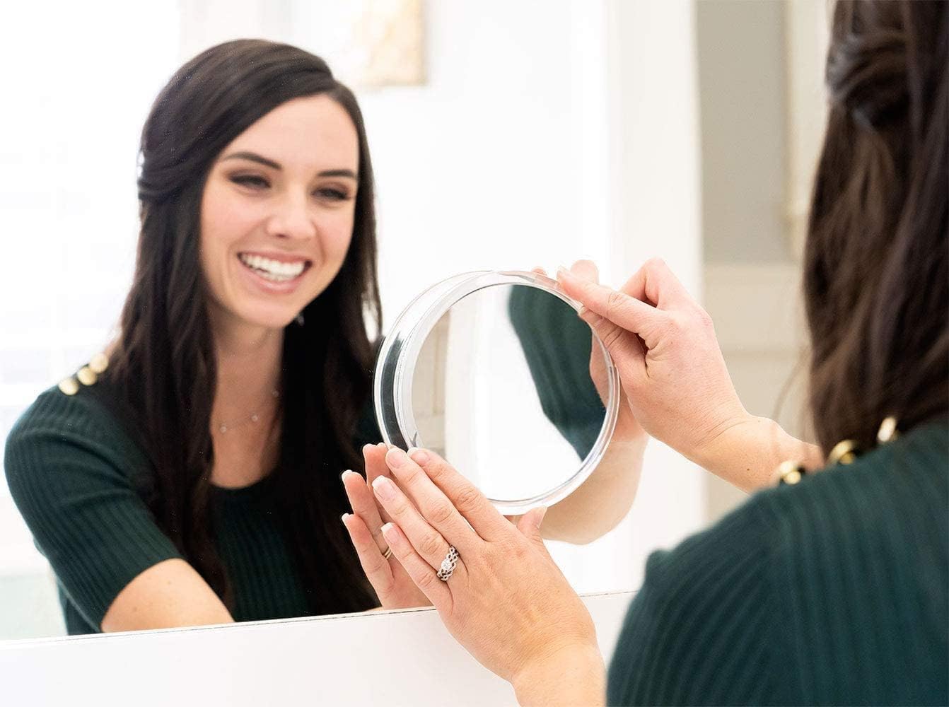 Mavoro Magnifying Mirror with Suction Cups - 10x Magnification