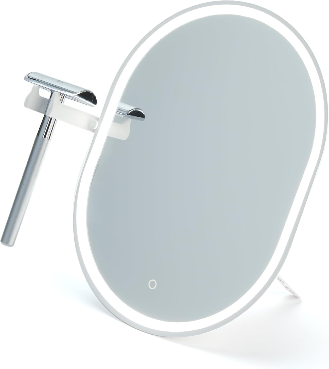 Sharper Image Water Resistant Heated Mirror with Razor Holder