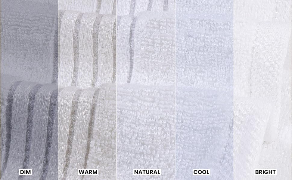 Utopia Towels 6 Piece Premium Hand Towels Set White