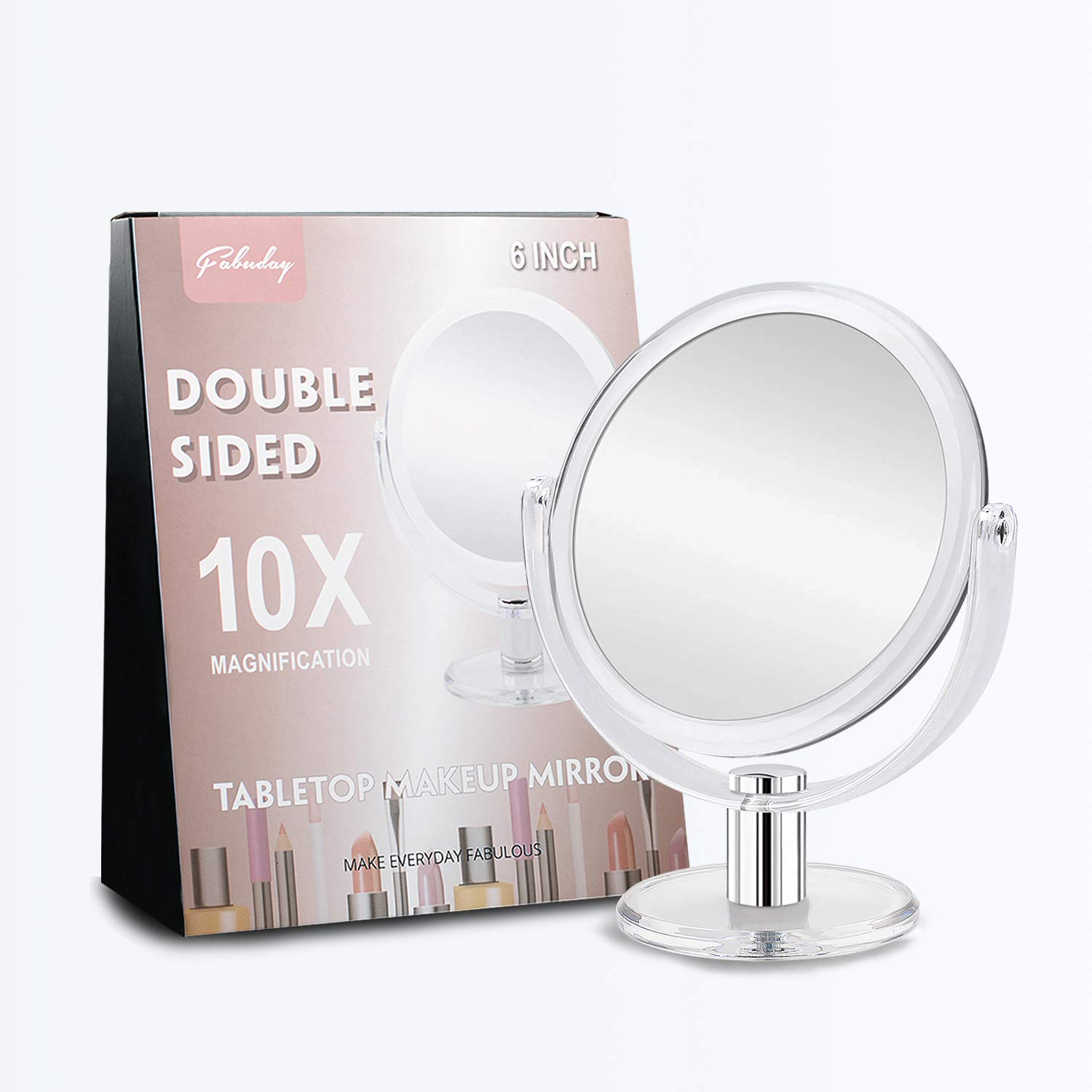 Fabuday Double Sided Makeup Mirror 1x 10x