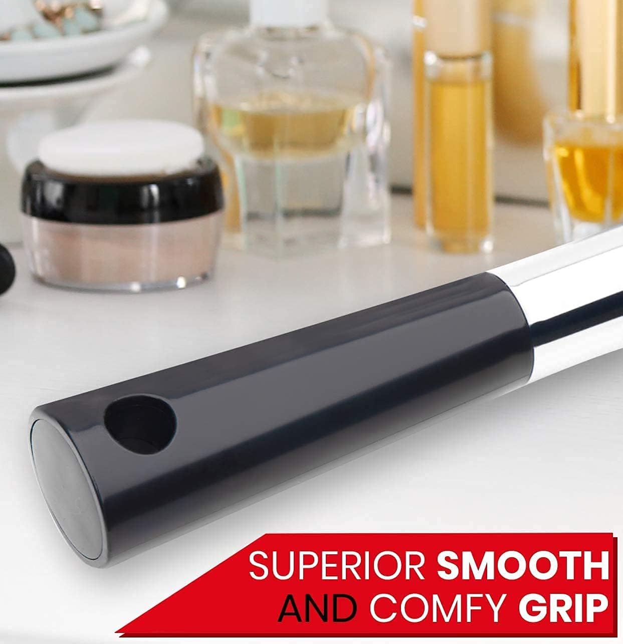 MirrorVana Luxury Hand Mirror with Comfort Handle