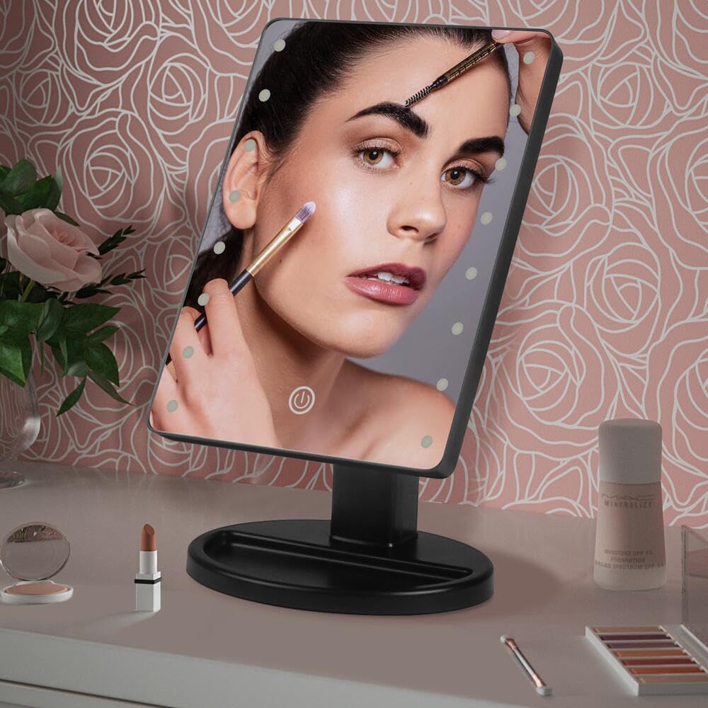 KAKULO Lighted Makeup Mirror with 16 LED Lights