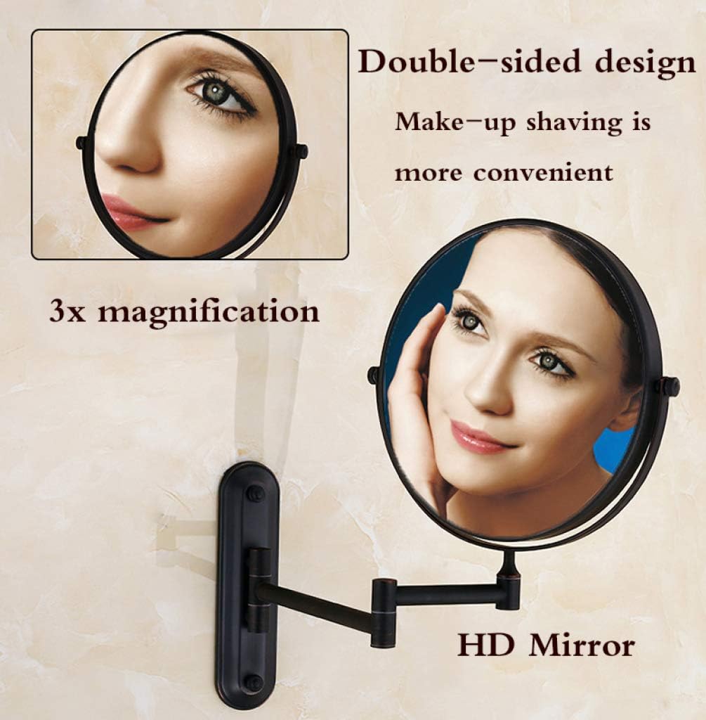 8-Inch Wall-Mounted Cosmetic Mirror