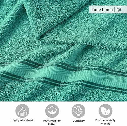 High-Quality Teal Bath Sheets Set Quick Dry Soft Cotton Towels