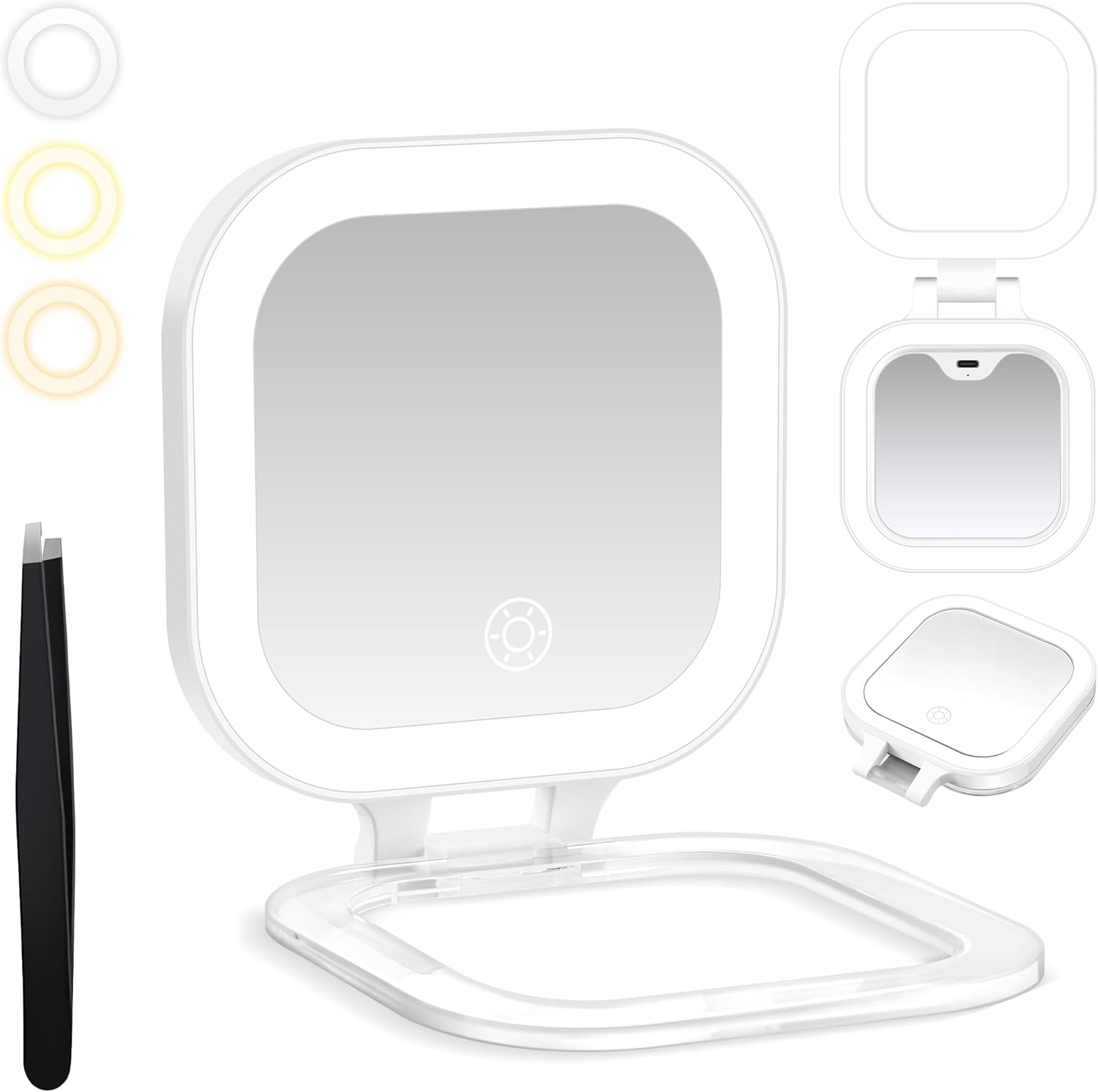 Perfect Travel Mirror with 30x Magnifying Power