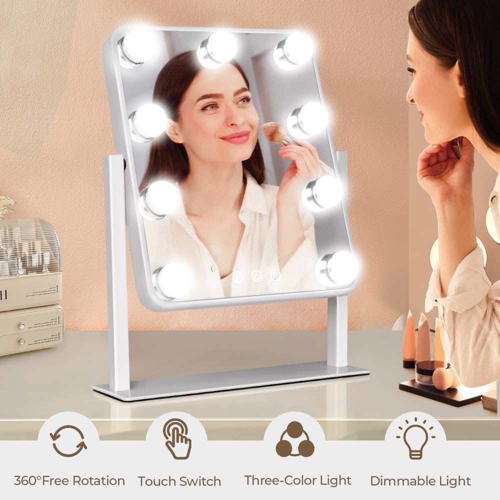Hollywood Vanity Mirror with Lights Smart Control