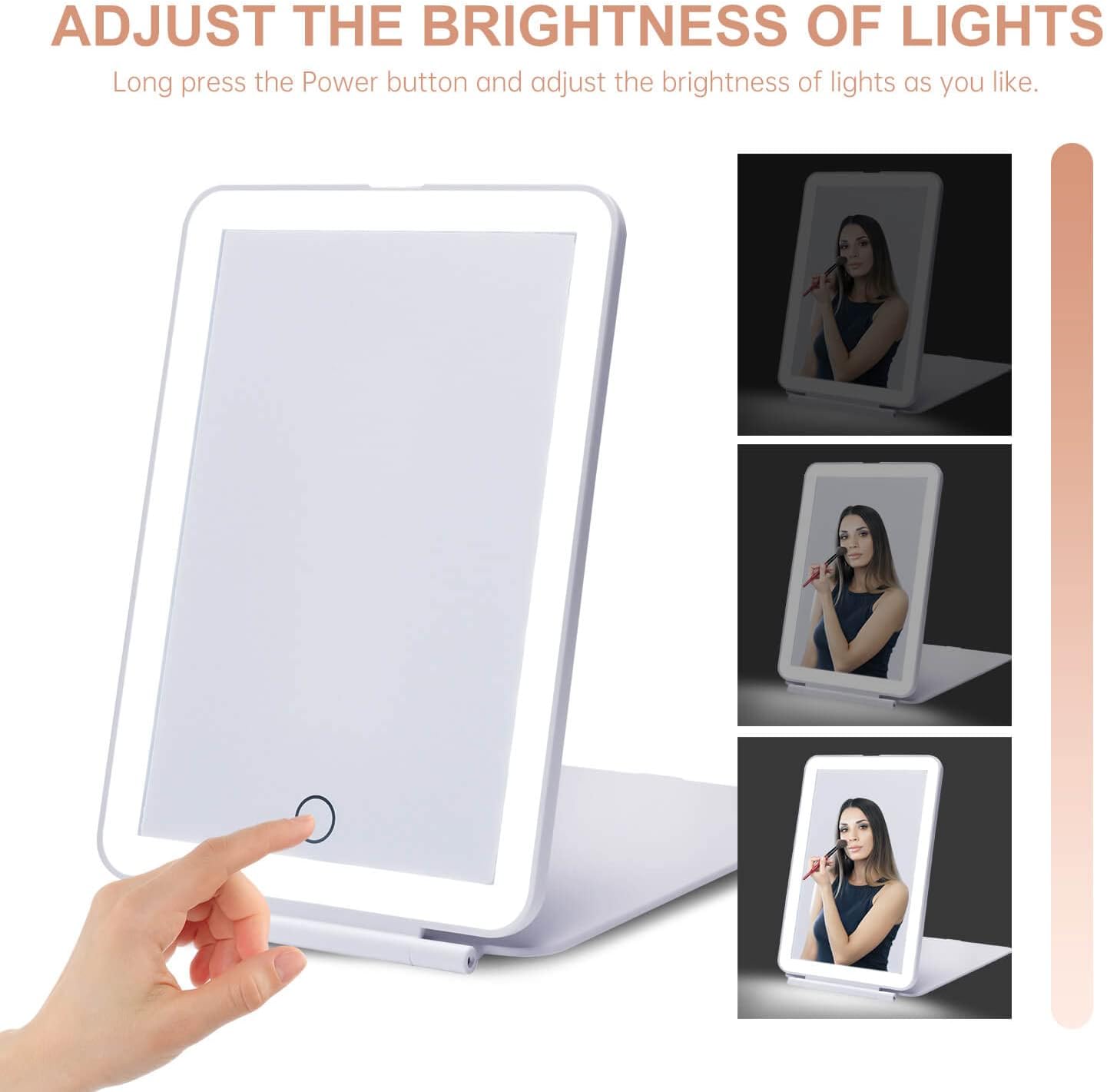 MOCOLED Travel Makeup Mirror