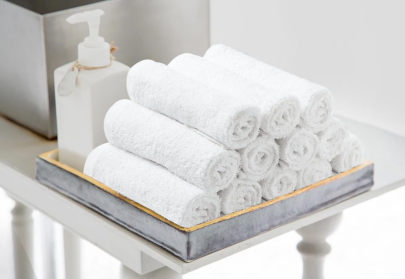 Avalon 12x12 Washcloths - 60 Count