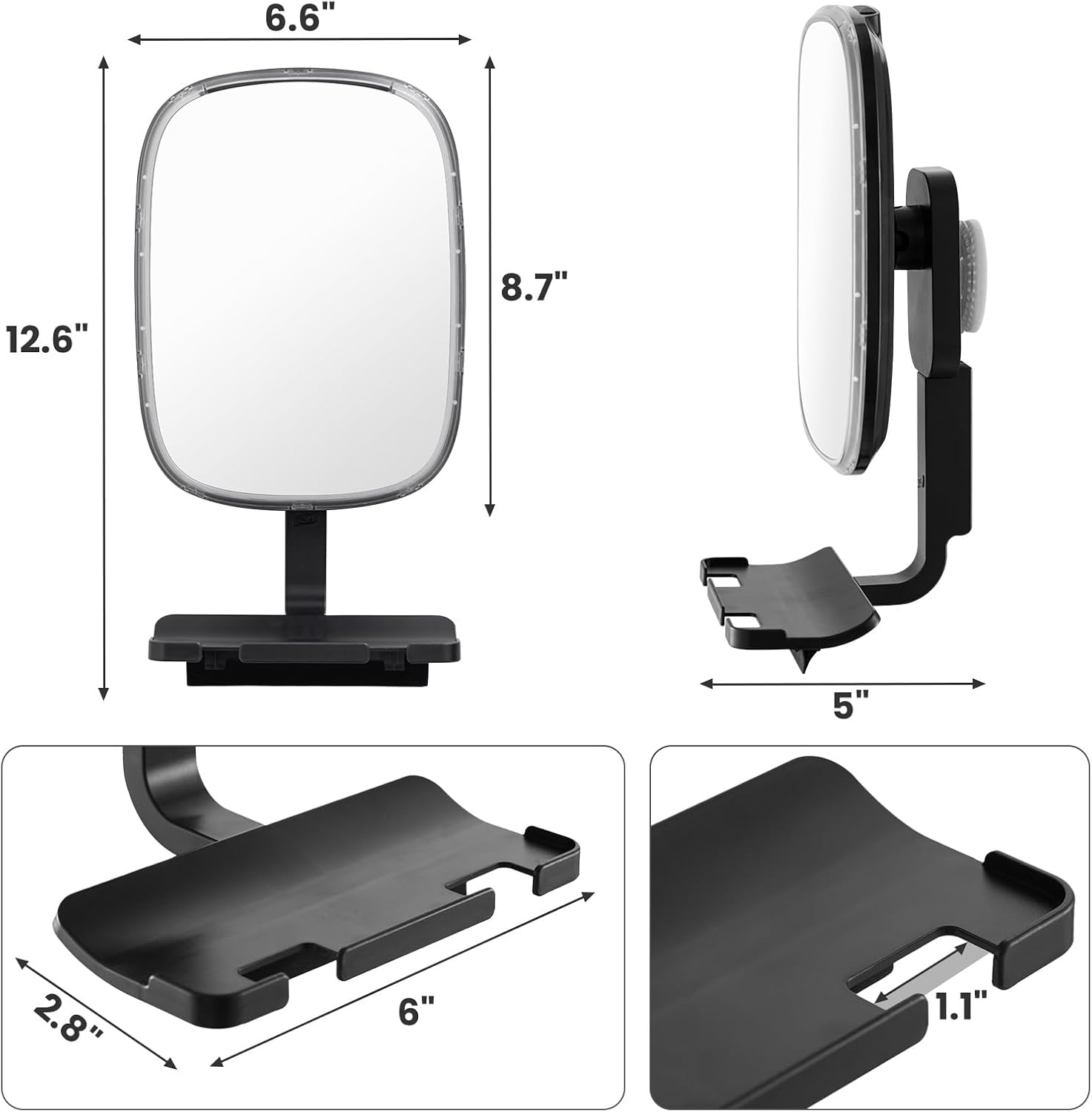 FOGLESS SHOWER MIRROR FOR men and women