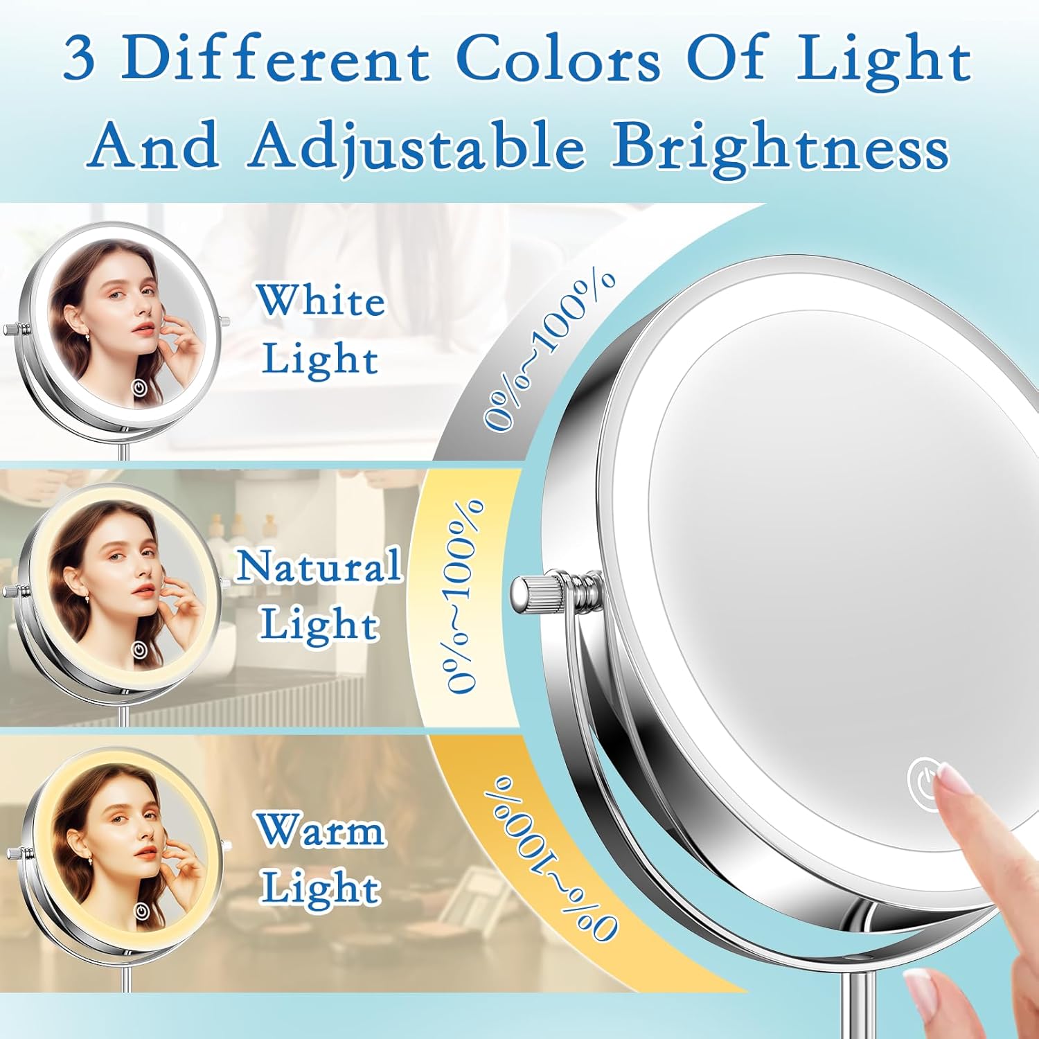 Niuphia Vanity Mirror with Lights
