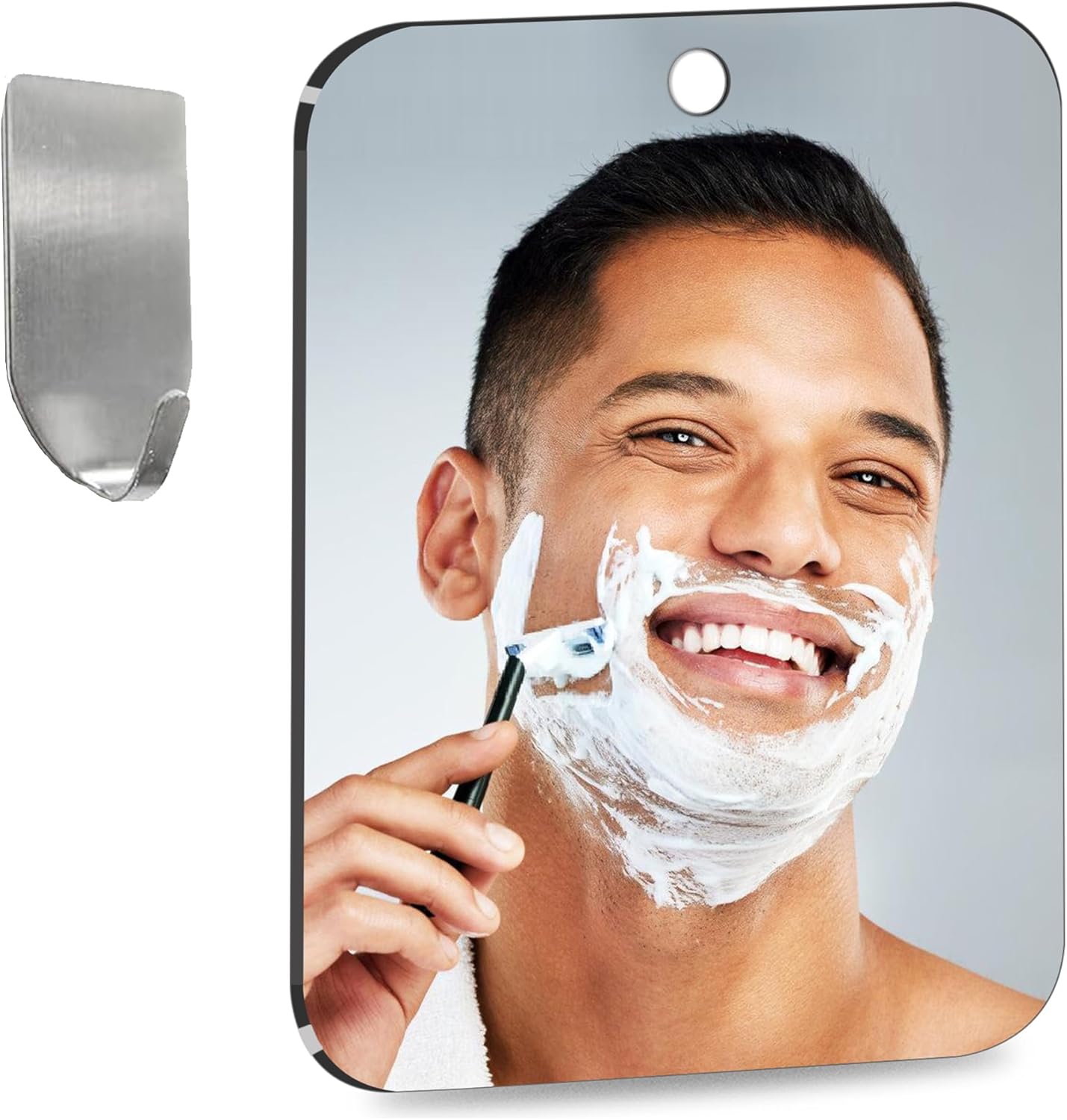Canhard Fogless Shower Mirror 6x8 Inch Unbreakable